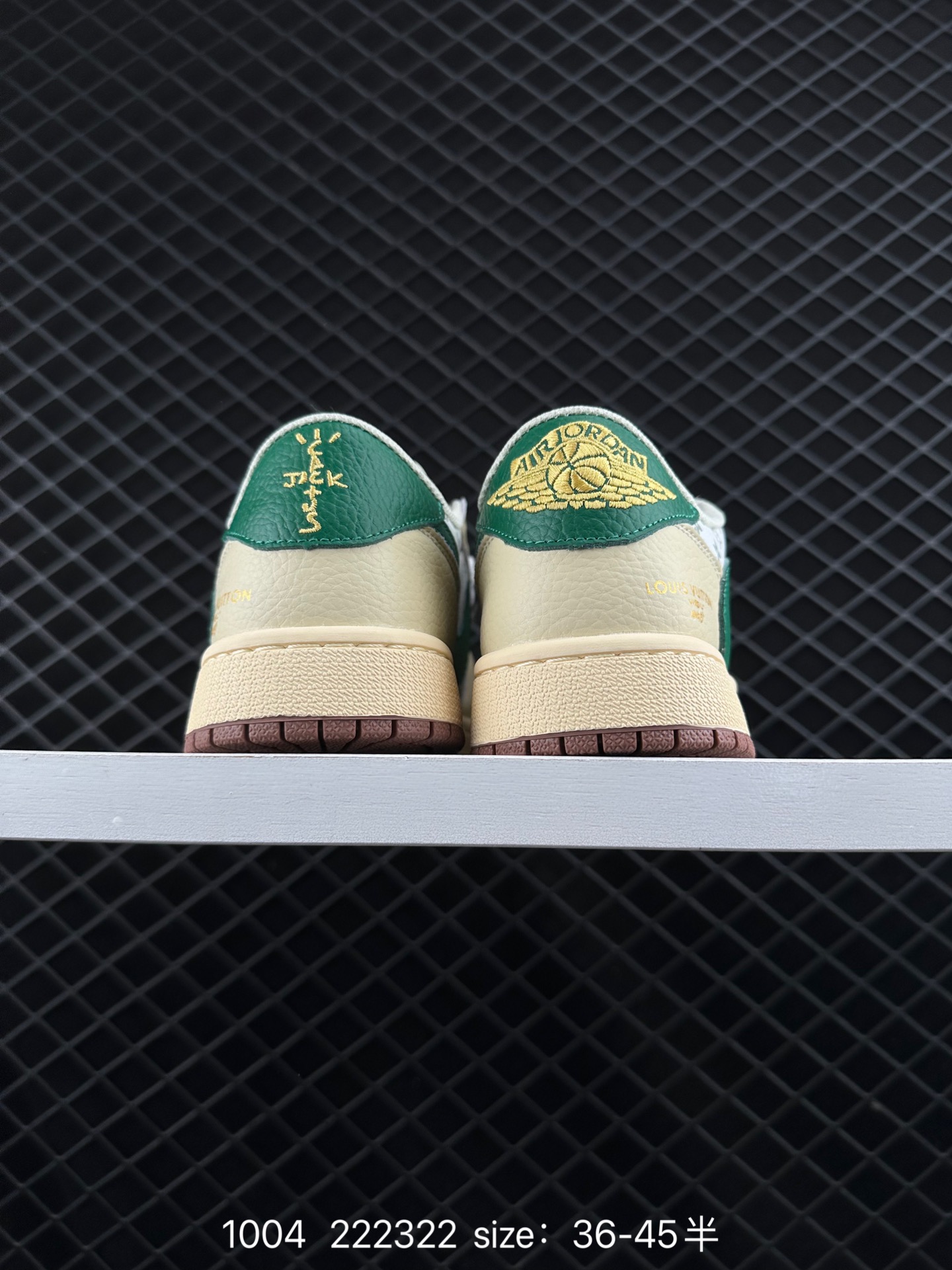 fragment design x Travis Scott x Nike Air Jordan 1 Low OG SP”Black/Green Toe“